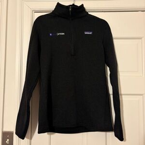Patagonia Black Quarter-Zip Pullover NYU Stern
